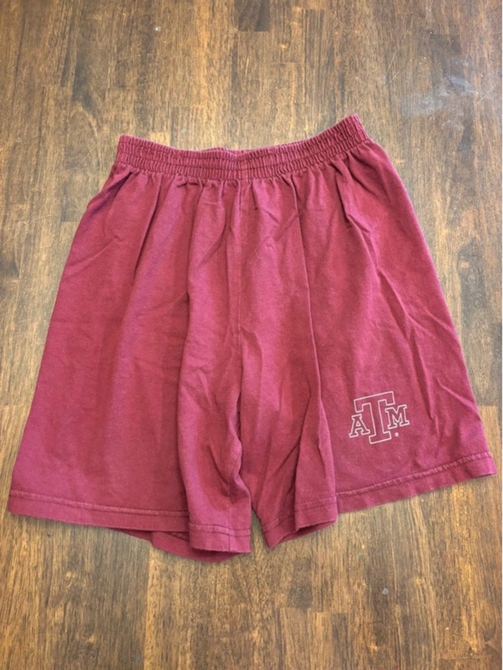 Vintage Texas A&M Aggies Sport Attack Shorts Mens M Maroon NCAA Athletic